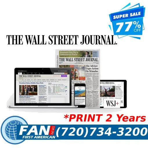 The Wall Street Journal Print Subscription 2 Years by bloombergsubscriptioncom