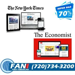NYTimes and The Economist News 70% Off 3-Year Digital Sub