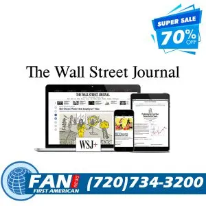 Wall Street Journal Save 70% Off Digital Subscription 5 Years