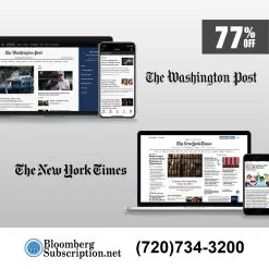 The WP and New York Times Subscription 3-Year at 77% Off