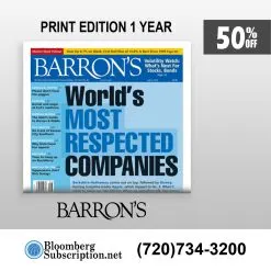 Barron's News Subscription 1-Year with a 50% Off